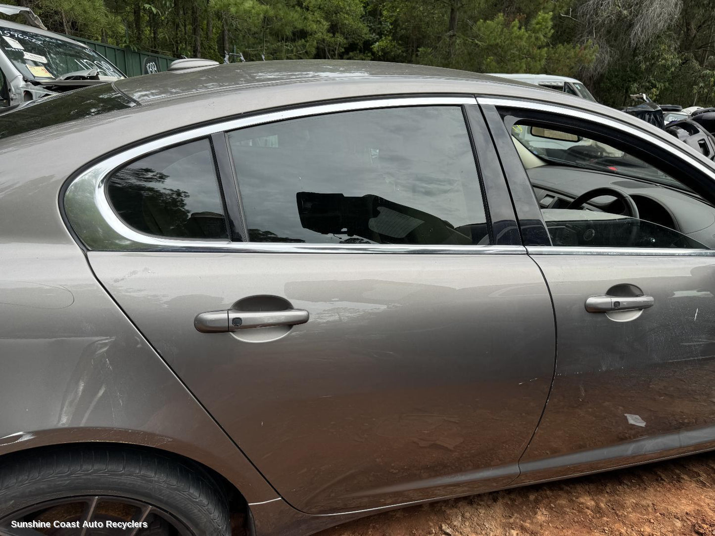 2008 Jaguar Xf Right Rear Door Sliding
