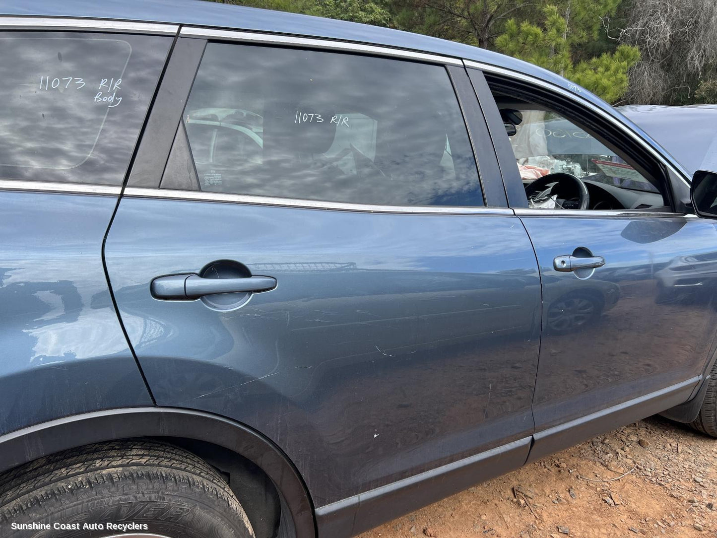 2014 Mazda Cx9 Right Rear Door Sliding