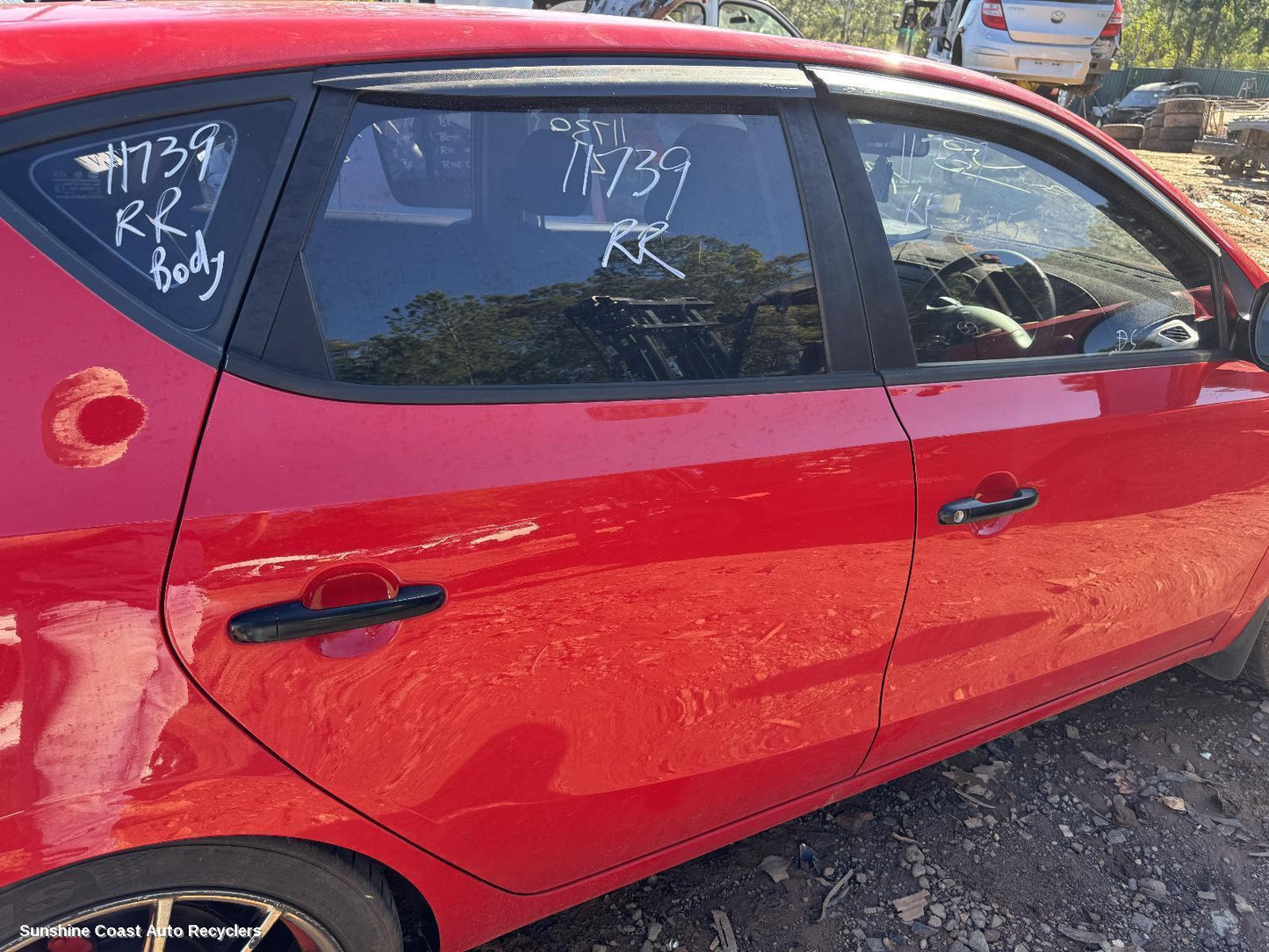 2009 Hyundai I30 Right Rear Door Sliding