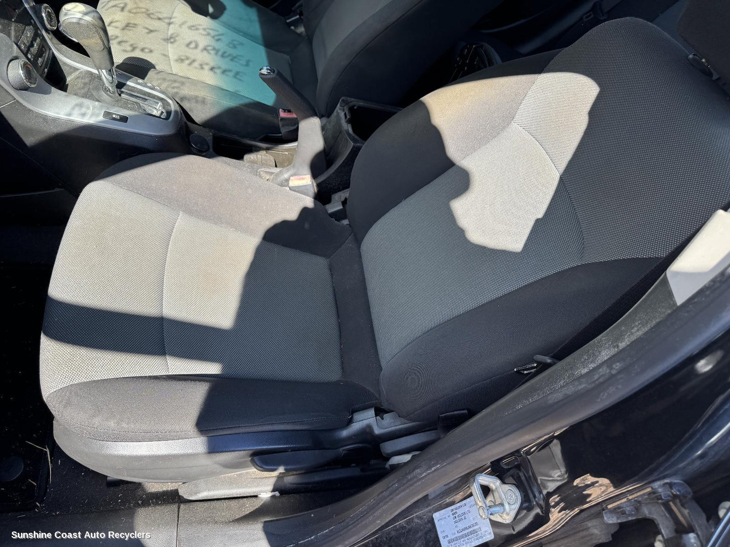 2010 Holden Cruze Front Seat