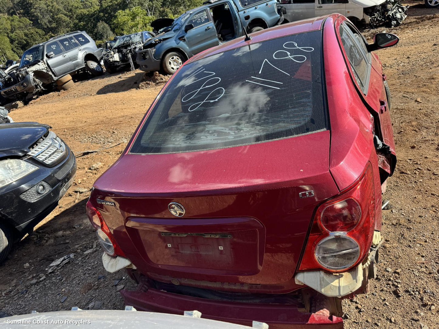 2012 Holden Barina Right Rear Door Window