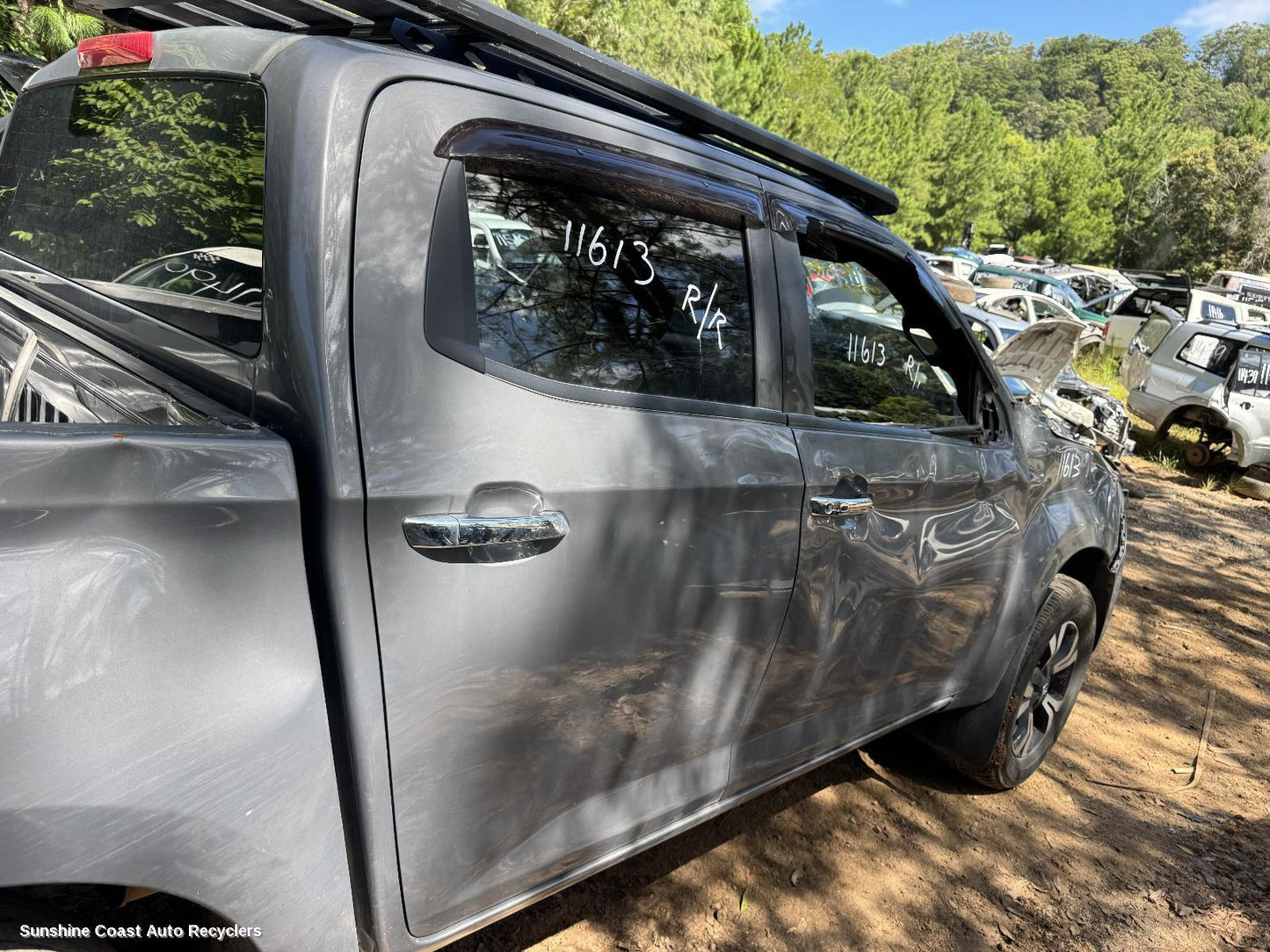 2022 Mazda Bt50 Right Rear Door Window