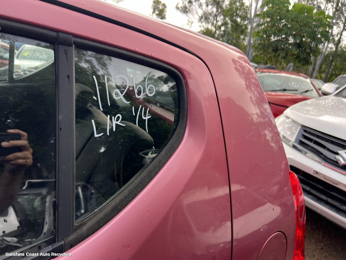2013 Suzuki Alto Left Rear 1 4 Door Glass