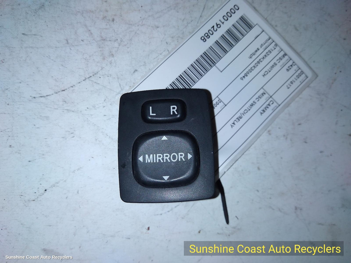 2005 Toyota Camry Misc Switch Relay