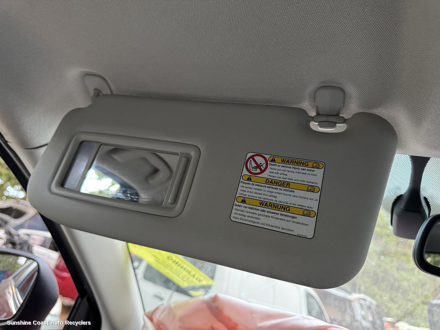 2012 Mazda Cx5 Sunvisor