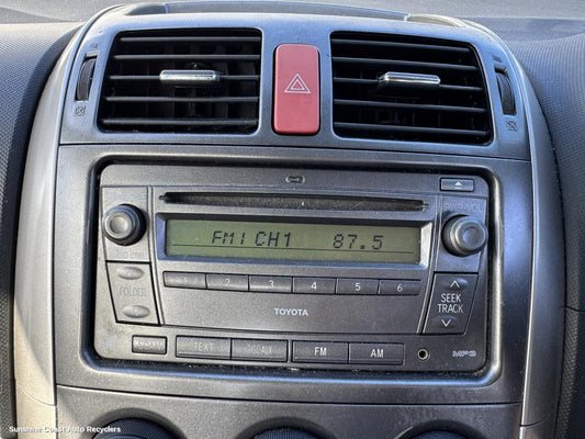 2007 Toyota Corolla Radio Cd Dvd Sat Tv