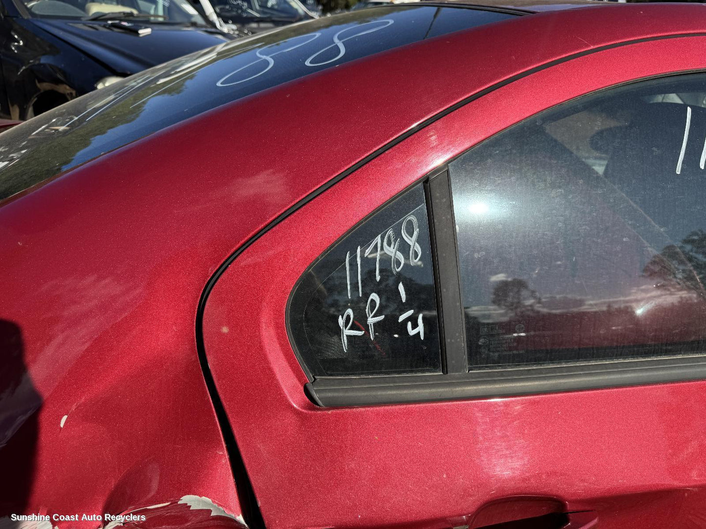 2012 Holden Barina Right Rear 1 4 Door Glass