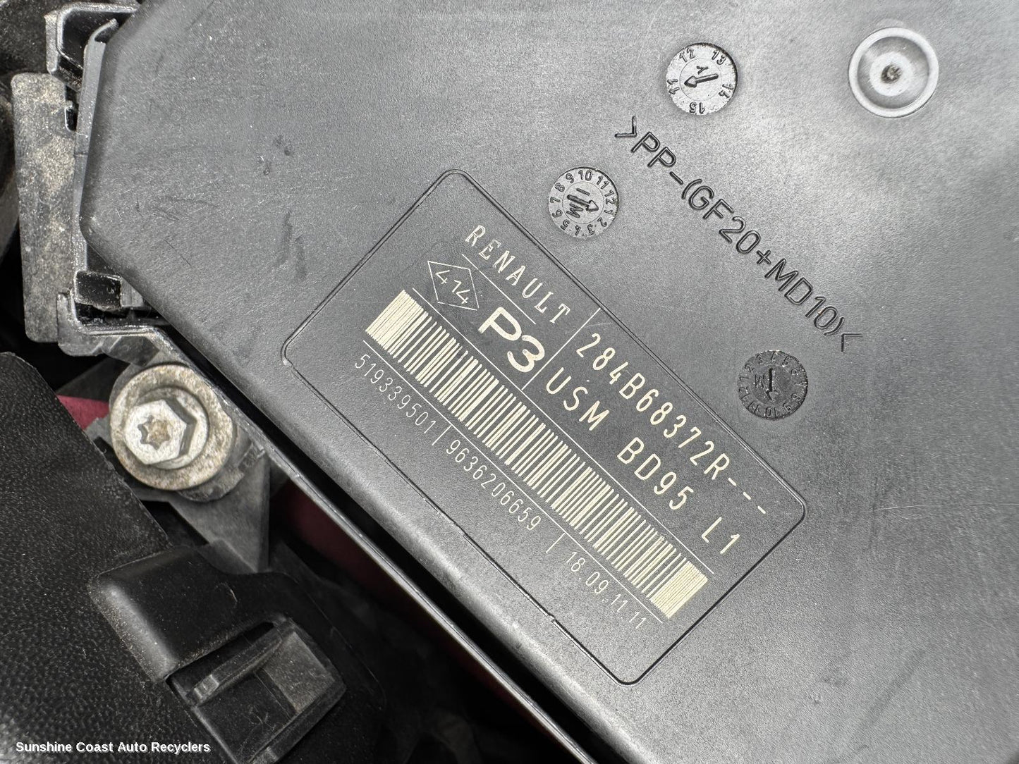 2011 Renault Megane Fuse Box