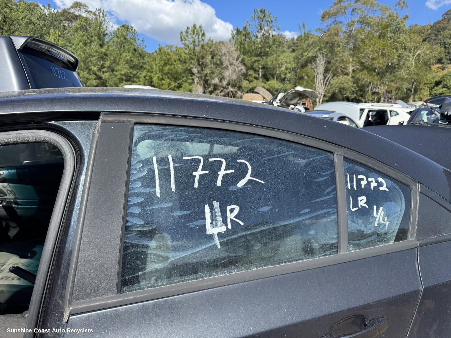 2010 Holden Cruze Left Rear Door Window