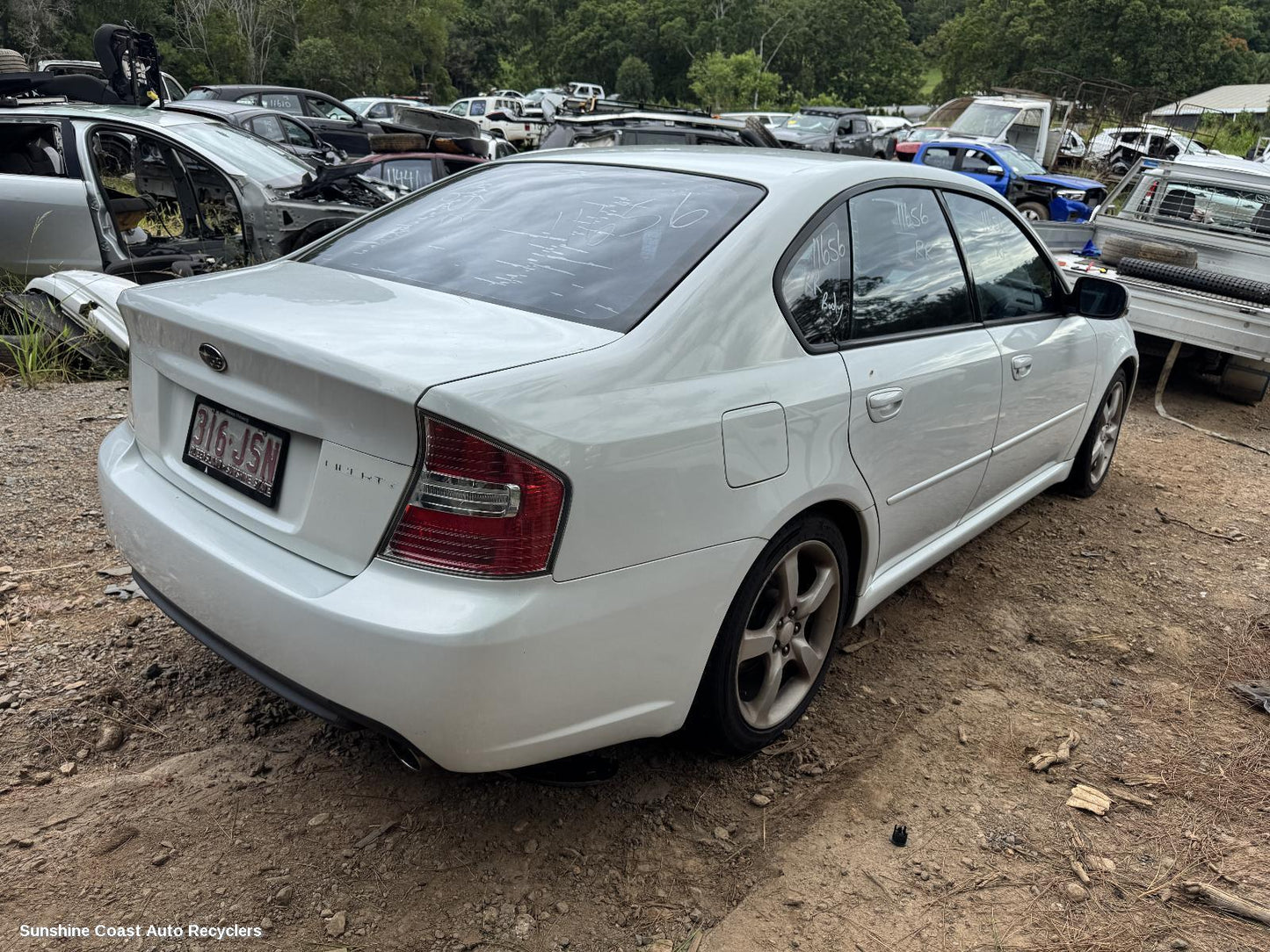 2006 Subaru Liberty Bonnet Hinge Strut