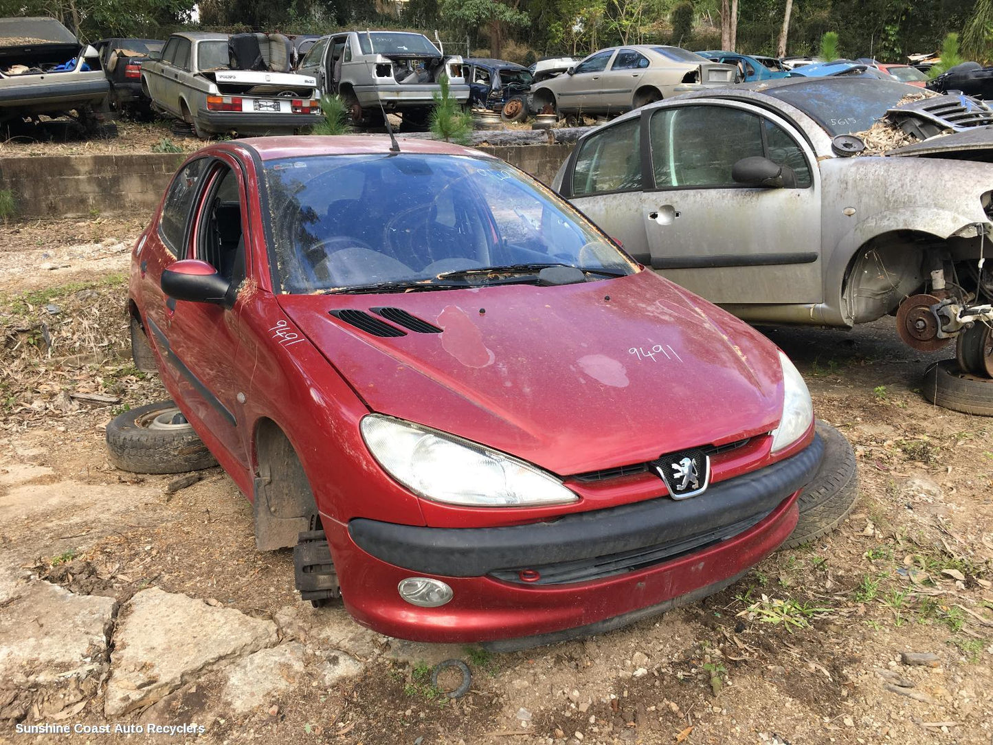 2002 Peugeot 206 Right Headlamp