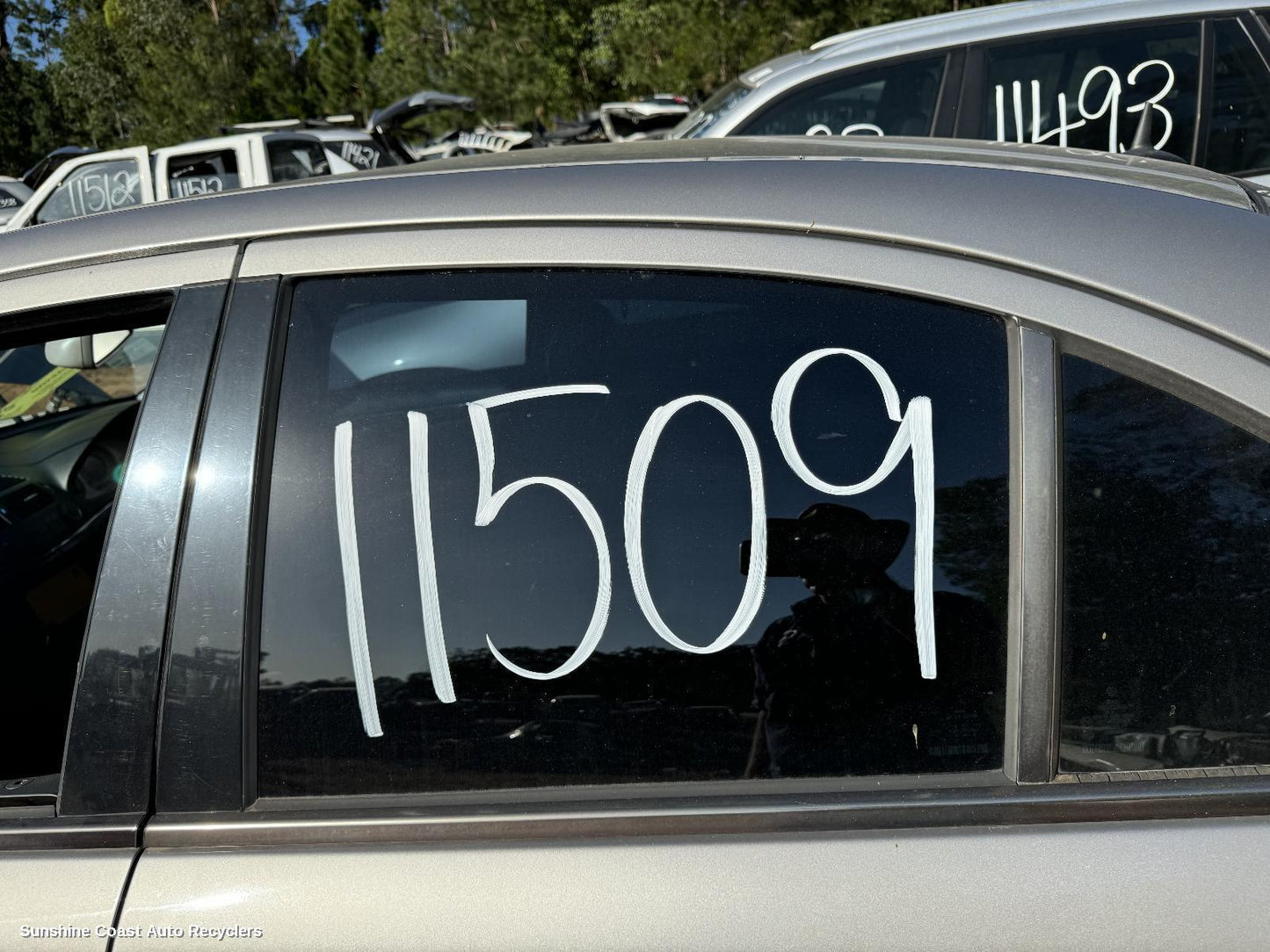 2003 Mercedes E Class Left Rear Door Window