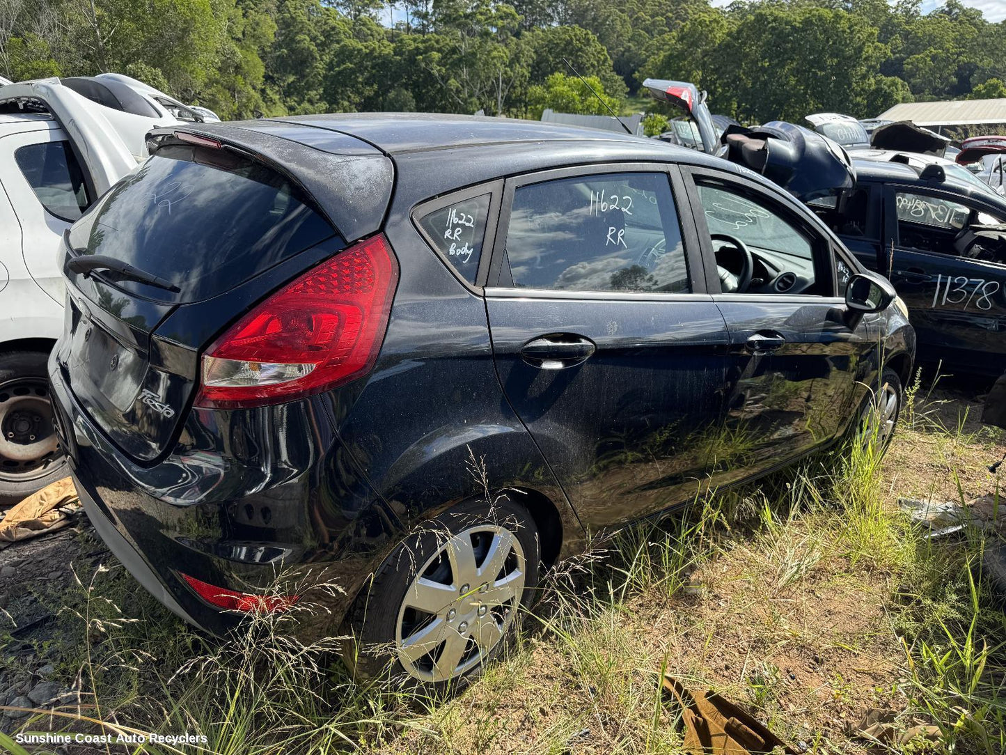 2011 Ford Fiesta Right Front 1 4 Door Glass