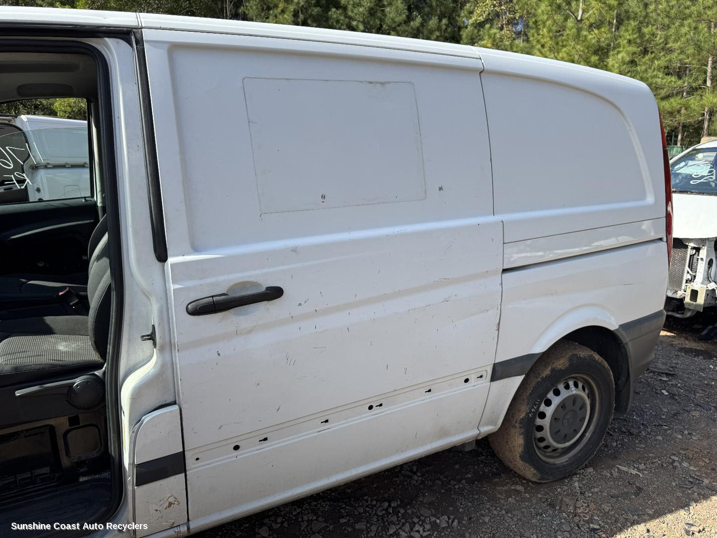 2013 Mercedes Vito Left Rear Door Sliding