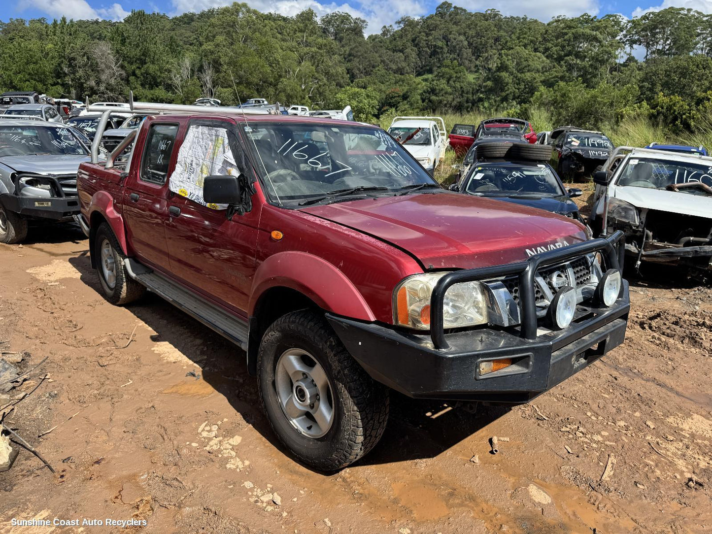 2003 Nissan Navara Washer Bottle