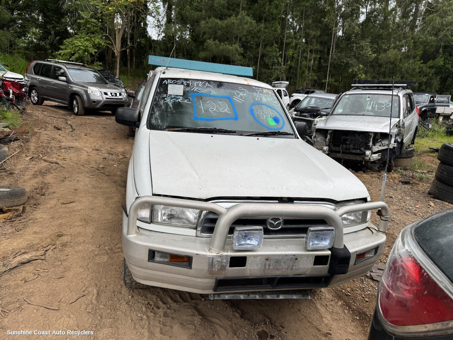 2001 Mazda Bravo Left Front Window Reg Motor