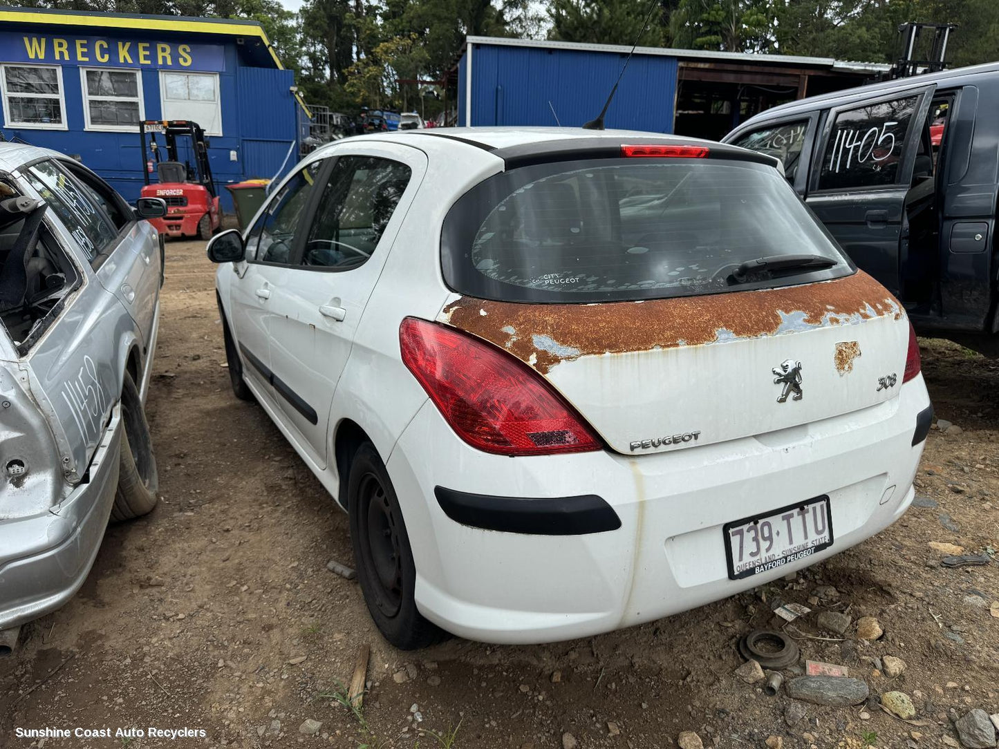 2010 Peugeot 308 R Bar Bracket Reinfo
