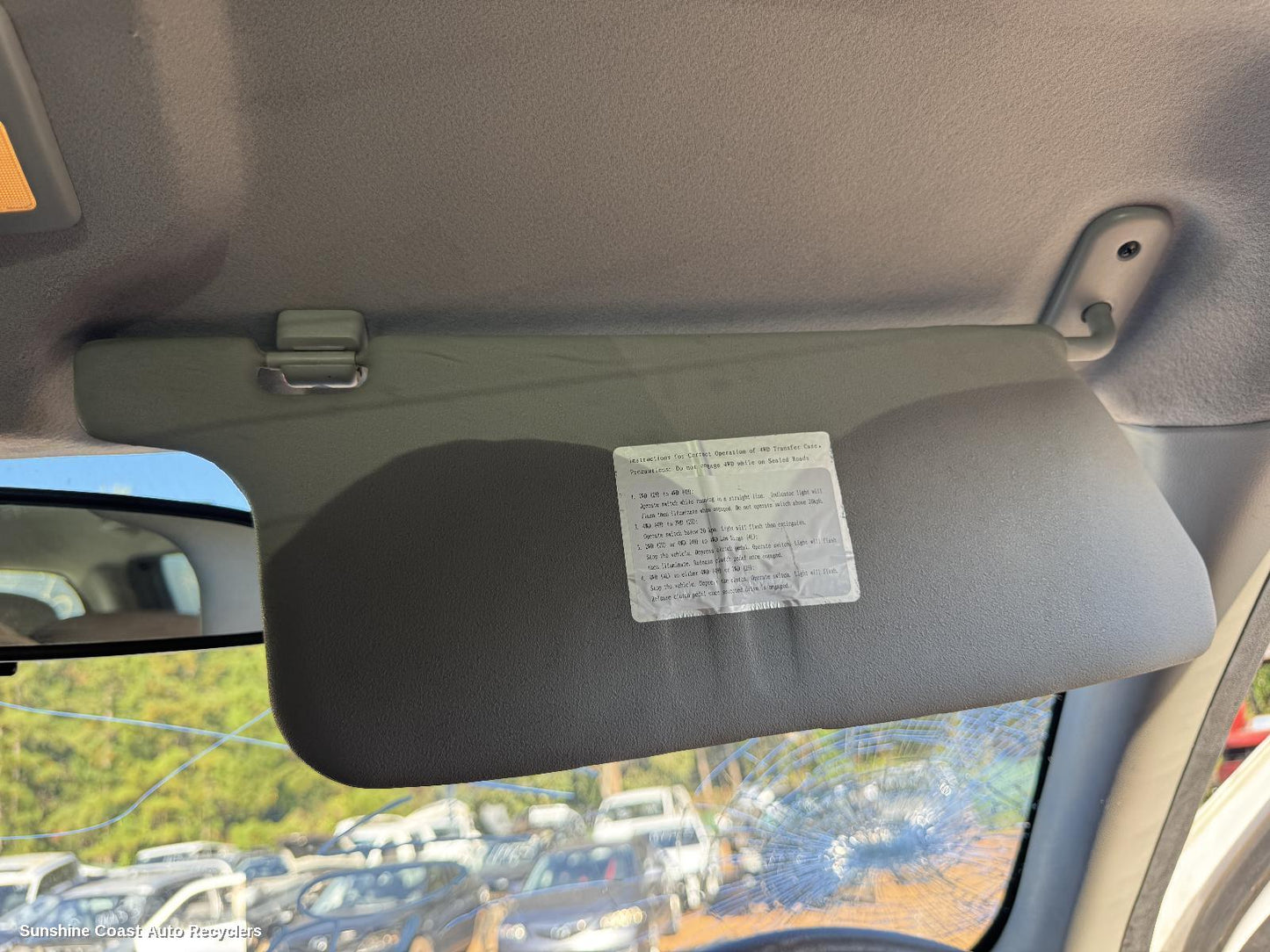 2012 Great Wall V200/v240 Sunvisor