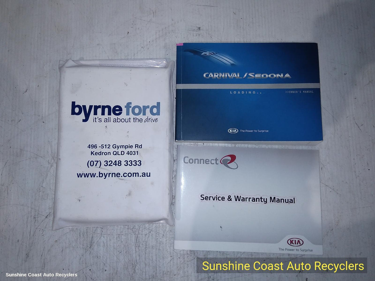 2012 Kia Carnival/grand Carnival Owners Handbook